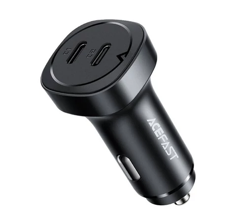 Ładowarka samochodowa Acefast B2, 72W, 2x USB-C (czarna)