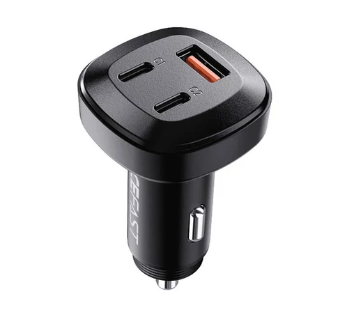 Ładowarka samochodowa Acefast B3, 66W, 2x USB-C + USB (czarna)