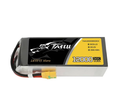 Tattu 12000mAh 22.2V 30C 6S1P XT90 akkumulátor