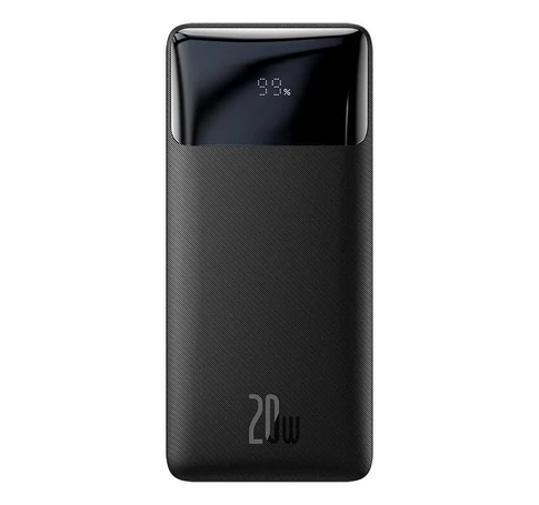 Baseus Bipow Powerbank, 30000mAh, 20W (fekete)