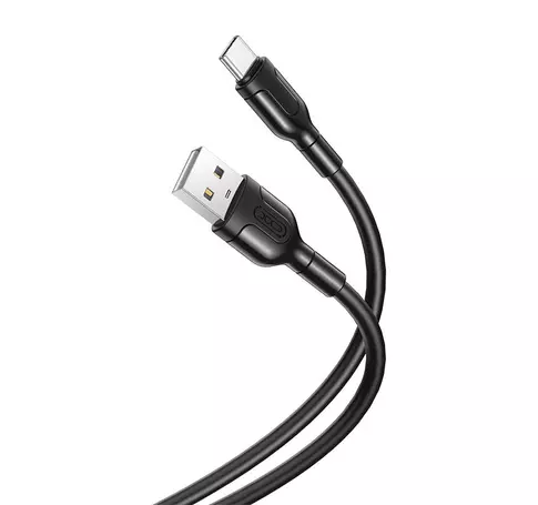 USB-kábel USB-C XO 2.1A-hoz (fekete)