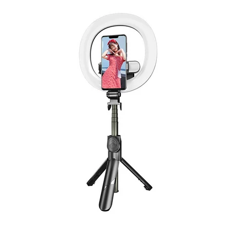 Puluz szelfibot/állvány LED gyungos lámpával