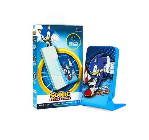 OTL Sonic The Hedgehog Mágneses Vezeték nélküli Powerbank (Platform nélküli)