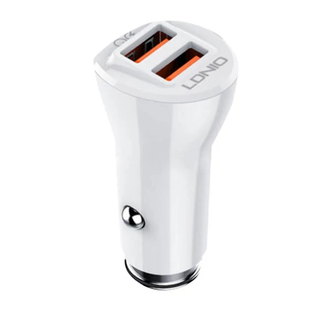 Ładowarka samochodowa LDNIO C511Q 2USB + kabel USB-C