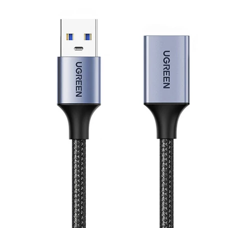 UGREEN USB 3.0 hosszabbító kábel, USB male - USB female, 0,5m (fekete)