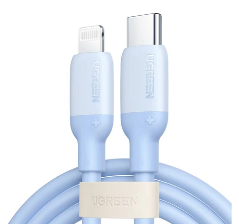 USB-C-Lightning kábel UGREEN, US387 PD 3A, 1m (kék)