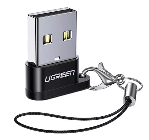 USB-adapter UGREEN US280 USB-C USB-A 2.0-hoz (fekete)