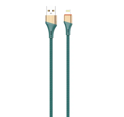 Kabel Lightning LDNIO LS632 30W, 2m Zielony