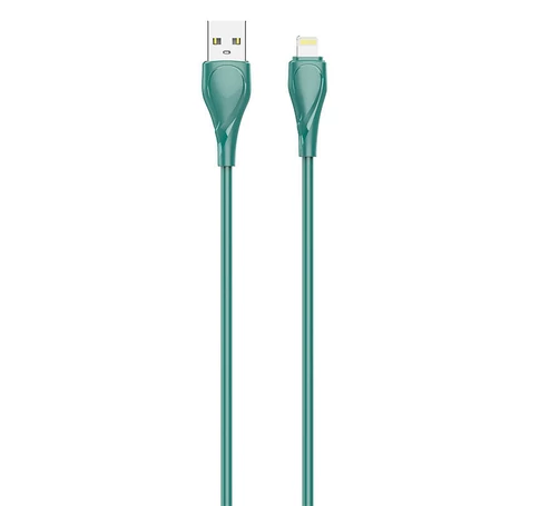 Kabel Lightning LDNIO LS612 25W, 2m Zielony