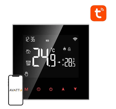 Avatto WT100 Okos vízmelegítő termosztát, 3A, WiFi, Tuya