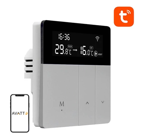 Avatto WT50 3A Okos vízmelegítő termosztát, Wi-Fi, Tuya