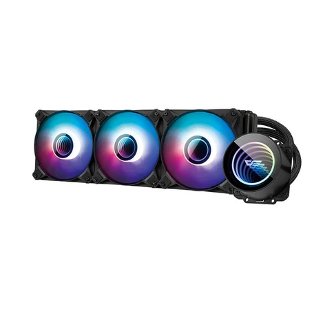 Chłodzenie wodne komputera Darkflash DX360 V2.6 ARGB 3x 120x120 (Czarny)