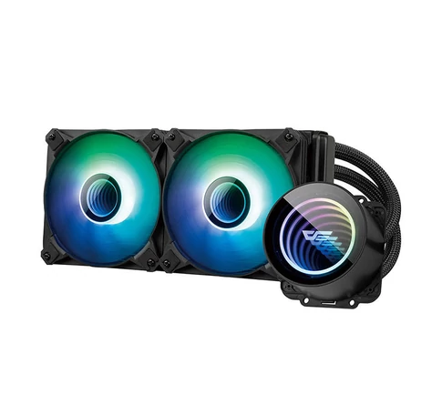 Darkflash DX240 V2.6 ARGB számítógép vízhűtés 2x 120x120 (fekete)