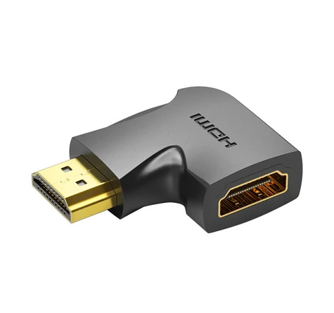 Adapter 90° HDMI Male to Female Vention AIOB0-2, 4K 60Hz, 2pcs