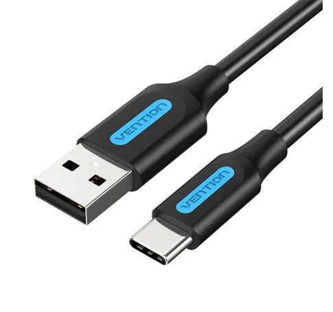 Cable USB 2.0 to USB-C Vention COKBF 5A 1m (black)