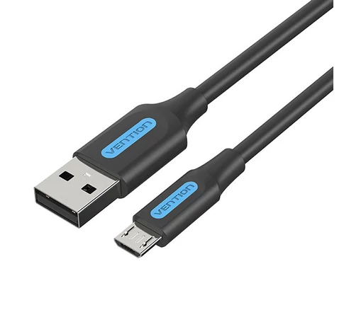Cable USB 2.0 to Micro USB Vention COLBF 2A 1m (black)