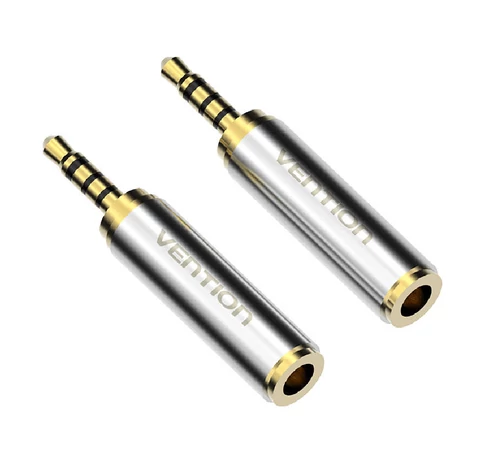 Adapter audio 3.5mm jack female to 2.5mm mini jack male Vention VAB-S02 gold
