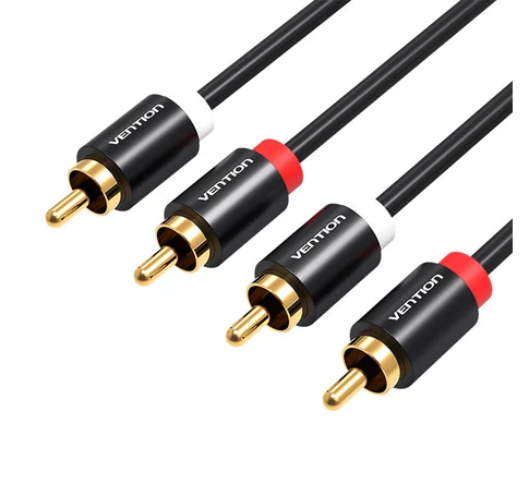 Cable Audio 2xRCA male to 2xRCA male Vention VAB-R06-B200 2m (black)