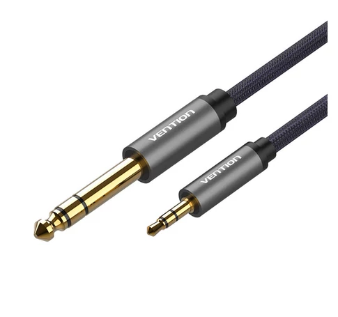 3.5mm to 6.5mm Jack Cable Vention BAIHJ - 5m (grey)