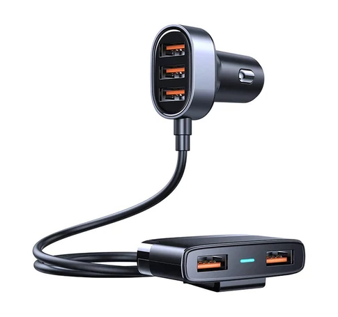 Car charger Joyroom JR-CL03 5-Port USB (black)