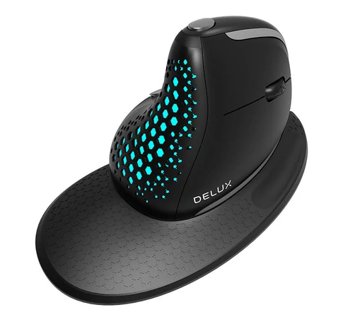 Vertikális egér Delux M618XSU 4000DPI RGB