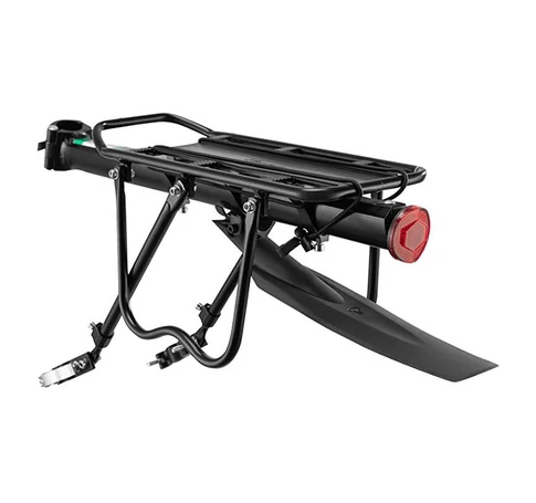 Bicycle Rear Rack with fender and reflector Rockbros HJ1008-1 (black)