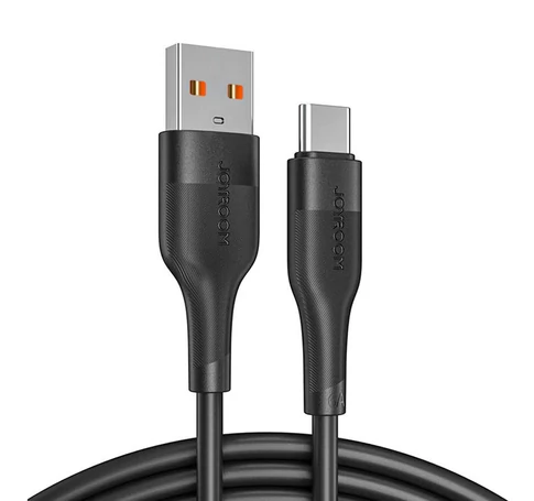 Kabel ładujący Typ C 6A 1m Joyroom S-1060M12 (czarny)