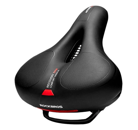 Bicycle saddle Rockbros AQ-6090R (Black-Red)