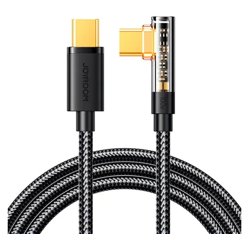 Kabel do USB-C Angle 100W 1.2m Joyroom S-CC100A6 (czarny)