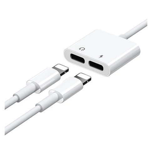 Audio Adapter Dual Lightning Joyroom S-Y104 (white)