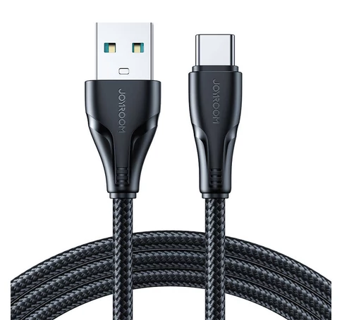 Kabel USB Surpass / Typ C / 3A / 0.25m Joyroom S-UC027A11 (czarny)