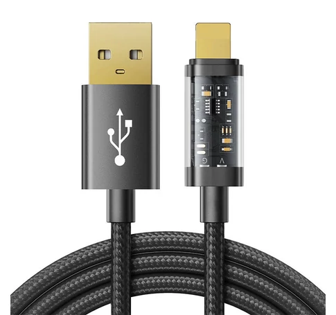 Kabel do USB-A / Lightning / 2.4A / 1.2m Joyroom S-UL012A12 (czarny)