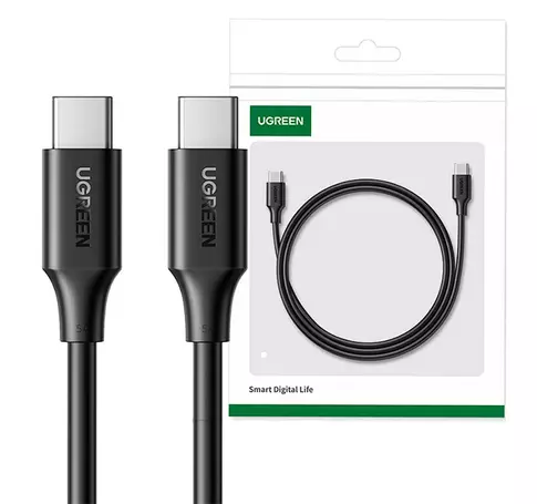 USB-C-USB-C kábel UGREEN 15177 1,5 m (fekete)