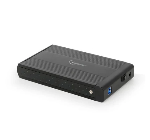 Gembird EE3-U3S-3 storage drive enclosure HDD enclosure Black 3.5"