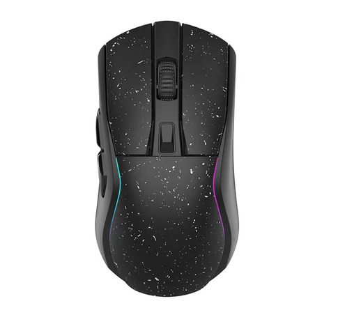 Bezprzewodowa mysz gamingowa + stacja ładująca Dareu  A950 RGB 400-12000 DPI (czarna)