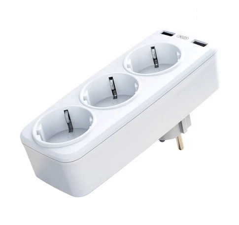 hálózati csatlakozás 2x USB XO WL08EU (fehér)