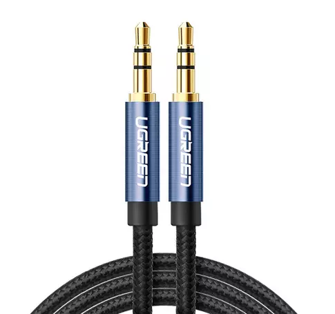 Kabel Jack 3,5mm UGREEN 60178 0.5m (niebiesko czarny)