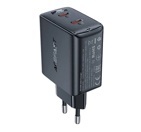 Ładowarka sieciowa Acefast A49, 2x USB-C, 35 W PD (fekete)