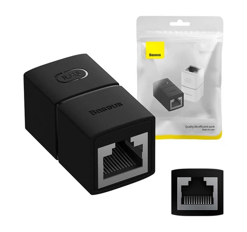 Baseus AirJoy Series RJ-45 internetkábel-csatlakozó (fekete)