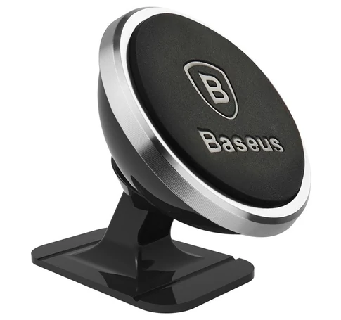 Baseus mágneses autós telefontartó (ezüst)