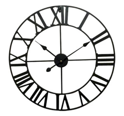 Falióra 60 cm Analóg Fekete