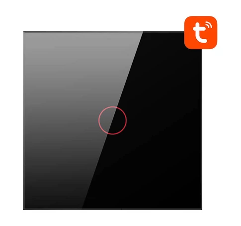 Smart Light Switch WiFi Avatto TS02-EU-B1 1 Way TUYA (black)