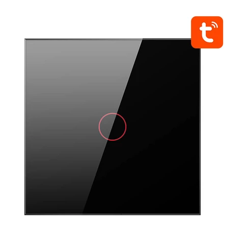 Smart Light Switch ZigBee Avatto ZTS02-EU-B1 1 Way TUYA (black)