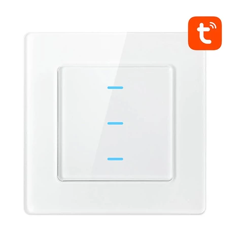 Smart Light Switch WiFi Avatto N-TS10-W3 3 Way TUYA (white)