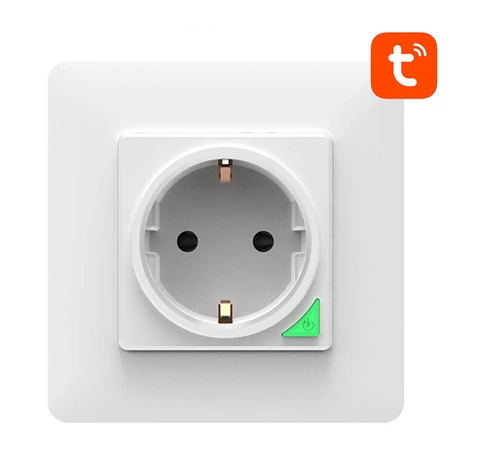 Smart WiFi Wall Socket Avatto N-WOT10-EU-W TUYA (white)