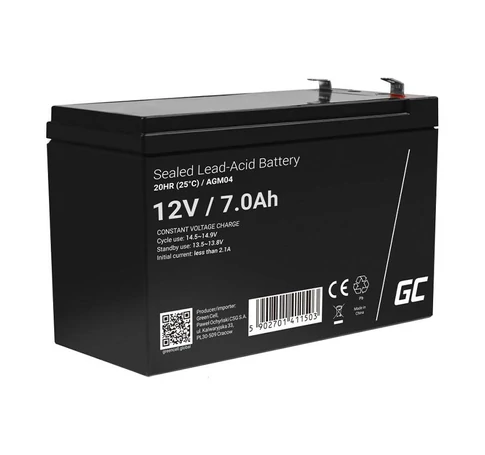 Akumulator AGM 12V 7Ah Bezobsługowy do UPS ALARM