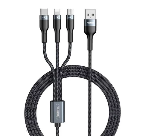 USB cable 3in1, Remax Sury 2 Series 1.2m, 2A