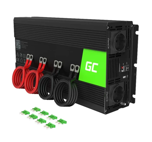 Voltage converter Green Cell Inwerter 12V / 230V 2000W/4000W (pure sine wave)