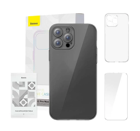 Baseus Crystal Clear védőtok, 12 Pro Max (átlátszó)