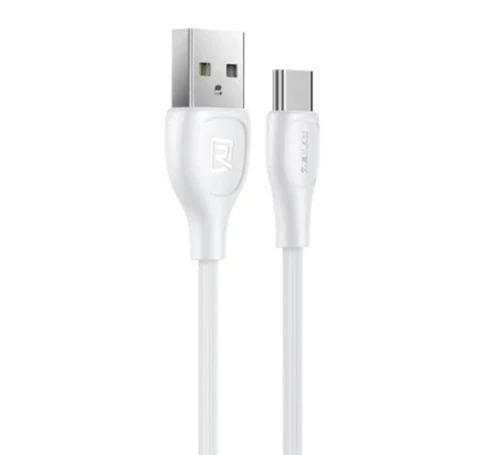 Remax Lesu Pro USB-C kábel, 1 m, 2,1 A (fehér)